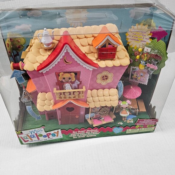 New Lalaloopsy Mini Sew Sweet Dollhouse Playhouse Doll House Blossom Flowerpot + - Picture 1 of 16